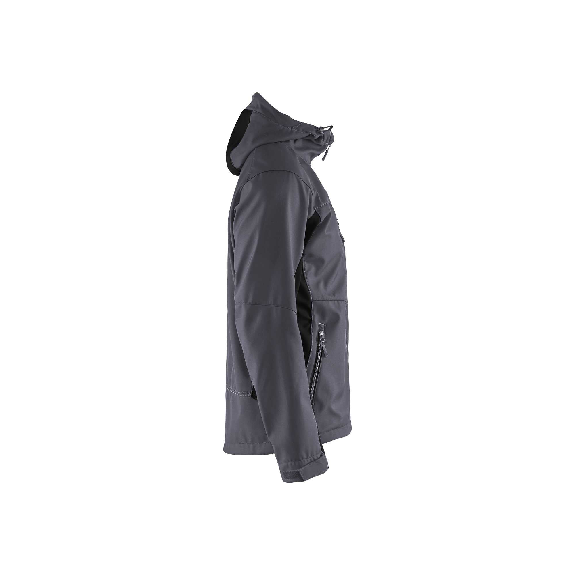 BLAKLADER 47532516 Softshell Jacket with Hood Softshell Work Jacket MEN - Water Repellent